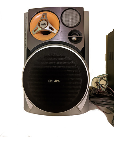 Minicomponente Philips Mc-m570, Am/fm/cd/usb/aux Funcionando Negro 100 W (Usado)