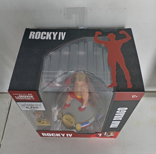 Figura Ivan Drago Rocky Iv De Movie Maniacs Mcfarlane Toys (Usado)