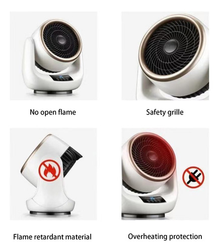 Ventilador Elétrico De Aquecimento De Ambiente Com Controle