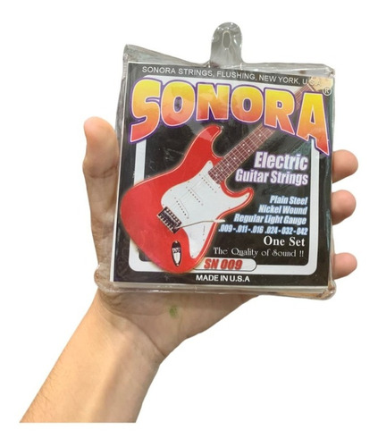 Set De Cuerdas Para Guitarra Eléctrica Marca Sonora Original