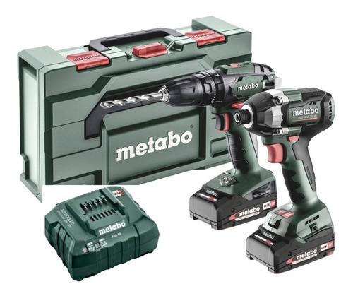 Combo Taladro Percutor Y Atornillador 18v Metabo Sb18l+ssd