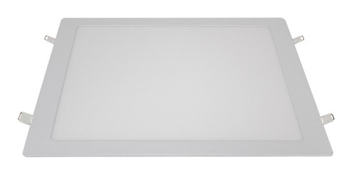 Painel Embutir Quadrado Aluminio 24w Bivolt Led 4100k 