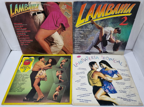 Lps Lambada / 4 Discos (fotos) Por Apenas...