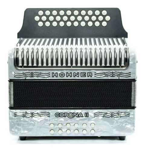 Acordeón Hohner Corona Ii Fa 31 Botones 12 Bajos A5642 Funda
