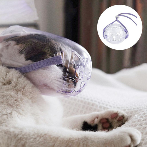De Gato Transparente Transpirable Perro Bozales Pequeño S