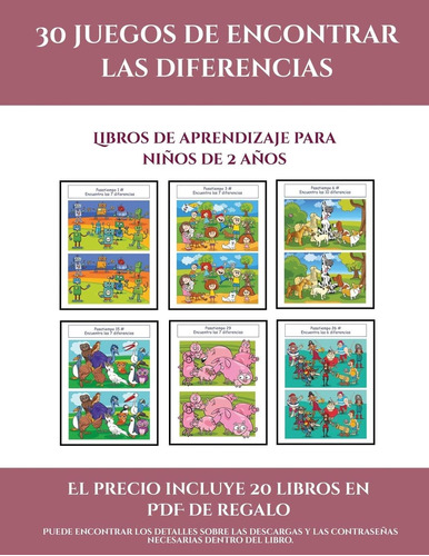 Libro: Libros De Aprendizaje Para Niños De 2 Años (30 Juegos