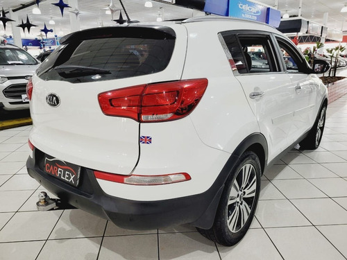 Imagem 6 de 14 de Kia Sportage 2.0 Ex 4x2 16v 2014 Branca Top De Linha