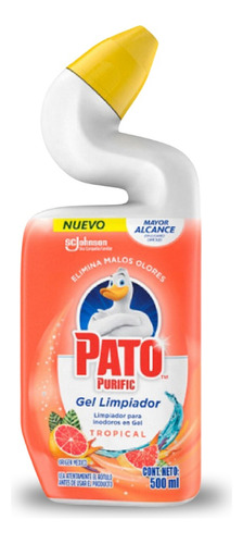 Pato Purific Inodoros Gel Limpiador Tropical - 500ml