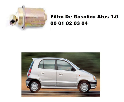 Imagen 2 de 3 de Filtro De Gasolina Atos 1.0 00 01 02 03 04