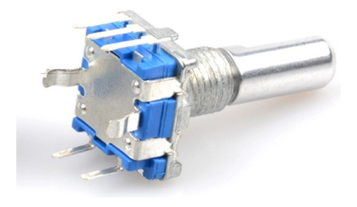 Paq. 2 Pzas. Potenciometro Encoder Rotativo 5 Pines Switch