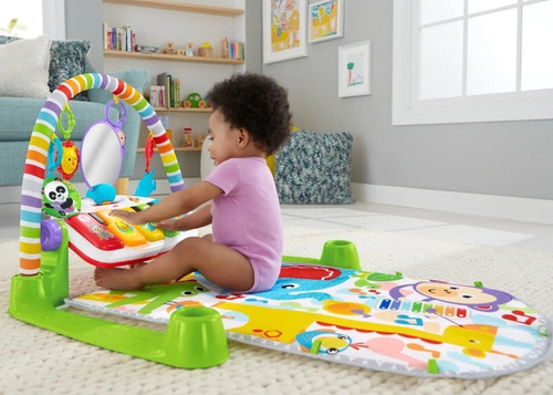 Gimnasio Piano Pataditas Fisher Price 3en1 Musica Sonido Luz