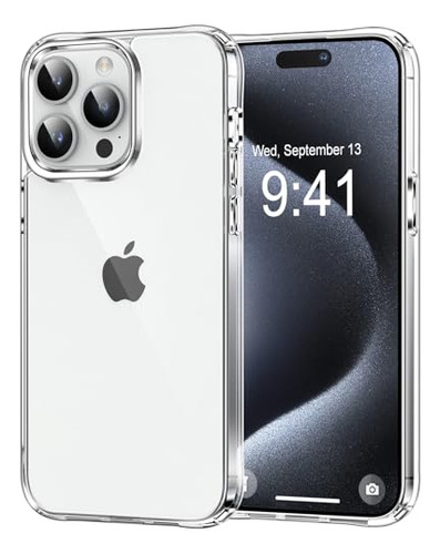 Funda Para iPhone 15 Pro Transparente Delgado Shockproof Tra