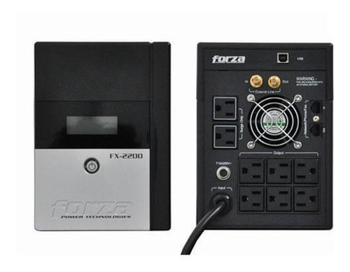 Imagen 2 de 2 de Ups 2kva Pc Gamer Servidor 1200w Forza Regulador = Cdp Apc