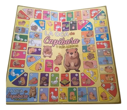 Monopoly Capybara Capibara Juego De Mesa + Juego De La Oca