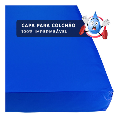 Capa Colchão Impermeável Hospitalar Solteiro Varias Medidas 78x188x18