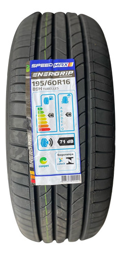 Pneu Speedmax Aro 16 195/60 R16 89h Energrip 1 Unidade