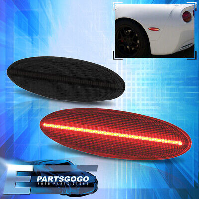 For 97-04 Chevy Corvette C5 Red Led Rear Fender Side Mar Aac