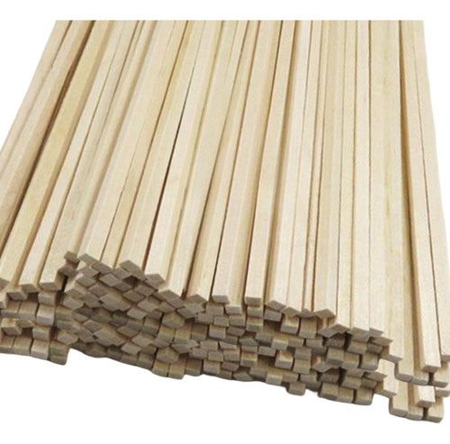 M 50x Palos Cuadrados Sin Terminar, Palitos De 400x2x2mm