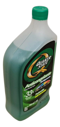 Anticongelante Quaker State Listo Para Usar Verde 946 Ml