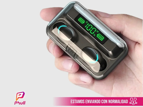 Auriculares Bluetooth F9 Plus Tws 4hs De Musica + Power Bank | Cuotas sin  interés