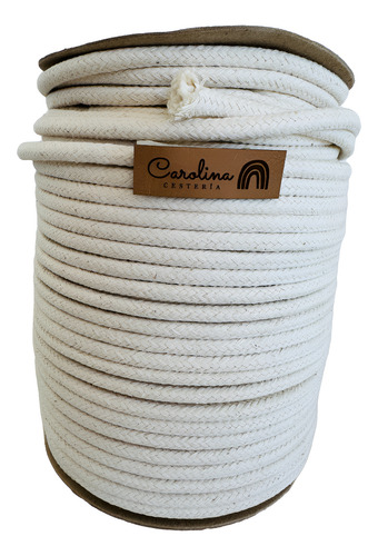 Cordón Premium 18 Pabilos 7mm Crudo- Cestería Nórdica Crudo