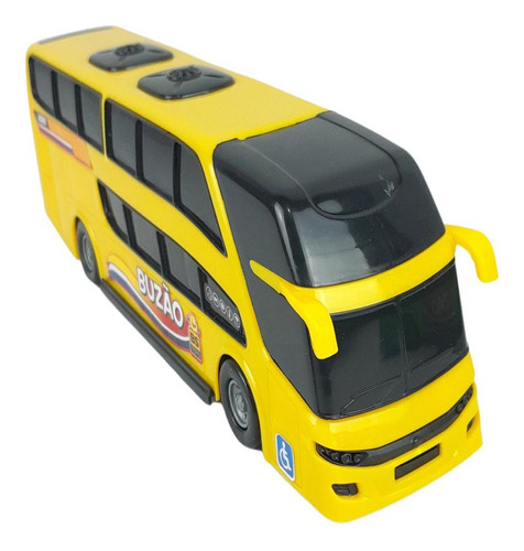 Ónibus Miniatura Brinquedo Realista Criança Busão Cores 