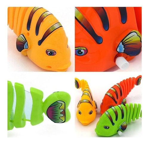 Juguetes De Peces De Dibujos Animados Oscilantes Con