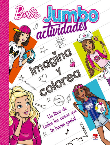 Jumbo actividades Barbie, de Ediciones Larousse. Editorial Mega Ediciones, tapa blanda en español, 2018