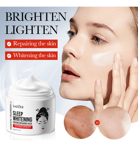 Mascarilla Para Dormir Calmante Blanqueadora Con Tretinoína