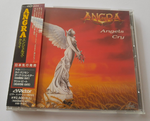 Angra - Angels Cry, Edición Victor Japón 1993 , Con Obi 