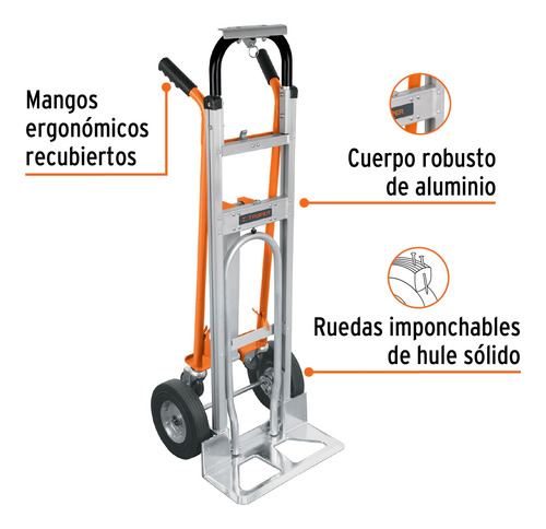Diablo Convertible De Aluminio 3 En 1, Truper 16188