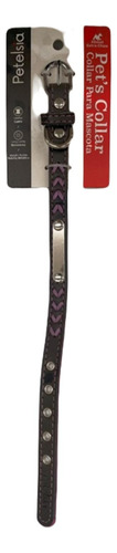 Collar Para Perro O Gato Tejido Xs Morado