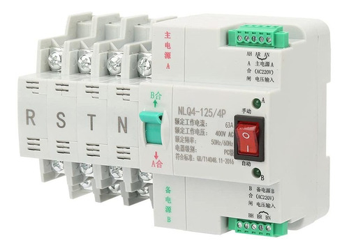 4p Automatic Transfer Switch Dual Noise Free Stable For