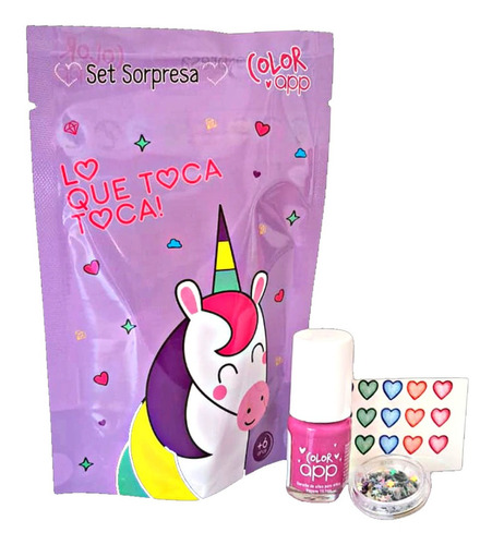 Color App Set Sorpresa Lo Que Toca Toca Pouch 