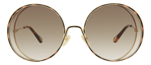 Gafas De Sol Chloé Ch0037s-30009777-001 Gold Brown Para Muje