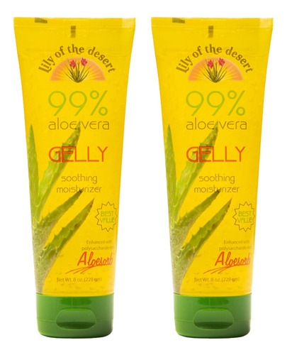 Crema Hidratante Lily Of The Desert Gelly 99% De Aloe Vera O