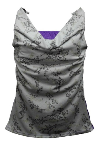 Musculosa De Poliester Estampada De Mujer Talle  M