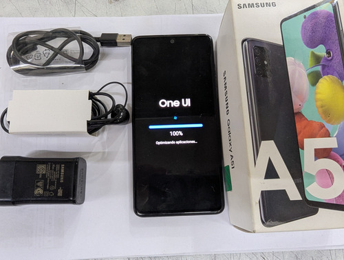 Celular Galaxy A 51,sin Ningún Detalle Poco Uso,completo Negro (Usado)