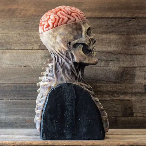 Máscara De Calavera De Halloween Con Boca Móvil