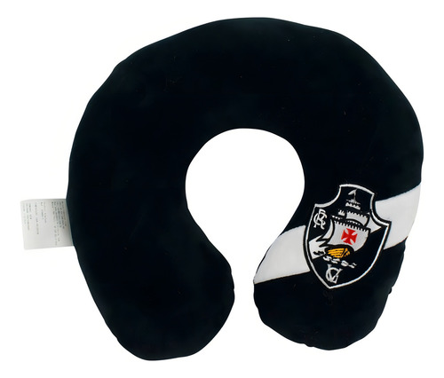 Pescoceira Escudo Time Vasco 28x29 Cm Cor Preto