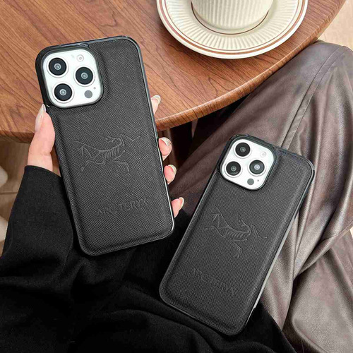 Funda Protectora Con Estampado De Cruz Negra Para iPhone 11, 12, 13, 4, 15, 16 Pro Max, 14plus, 15plus, Funda De Teléfono De Lujo