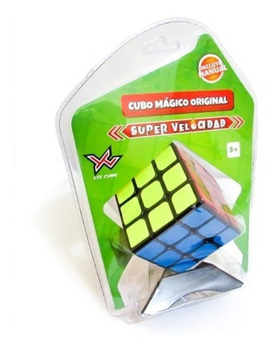 Cubo Magico 3x3x3 Ltc Rubik Juguete Original Incluye Base