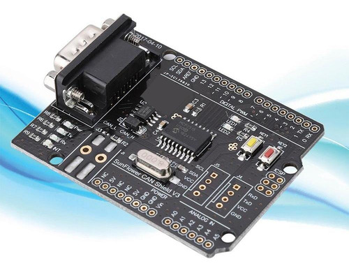 Imagen 6 de 9 de Hw-a001 Sub-d Can Bus Shield Mcp2515 Placa De Expansión Mou