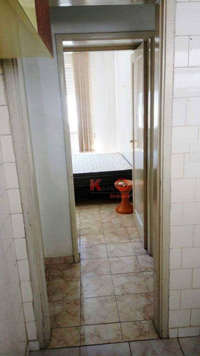 Imagem 15 de 17 de Apartamento Com 1 Dormitório À Venda, 54 M² Por R$ 265.000,00 - Boqueirão - Santos/sp - Ap10444