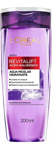 Agua Micelar Revitalift Con Ácido Hialurónico 200ml