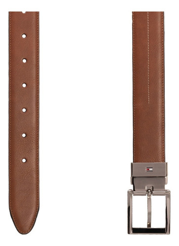 Cinturon Para Hombre Tommy Hilfiger Mod. 11tle1x014 Color Negro Diseño de la tela Liso Talla 38