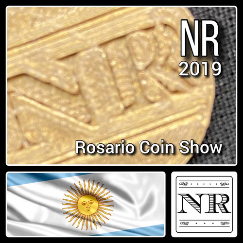 Imagen 1 de 4 de Ficha - Numismatica Rosario - Coin Show 2019 - Simil Bronce