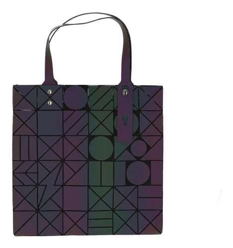 Bolsa De Dama Geometrica Tornasol Moderna Ligera Moda /e /v Color Tornasol Diseño De La Tela Figuras