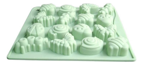 * Molde De Silicon 16 Bichos Insectos Choco Fondant Jabon