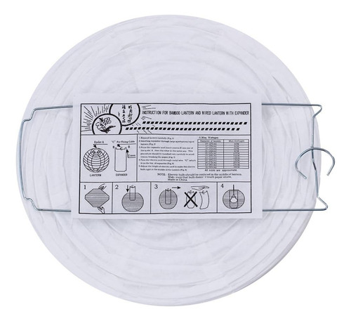 Farol Chino De Papel Blanco Para Colgar Supla, 20 Unidades,